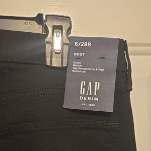 GAP Black Denim Bootcut Jeans